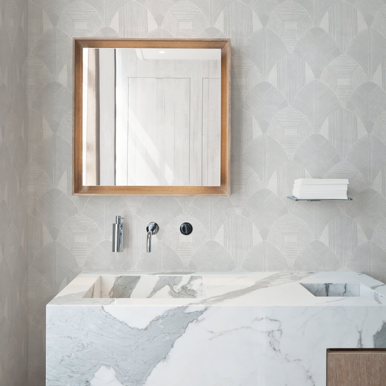 Westport Dove Geometric Non-Woven Wallpaper