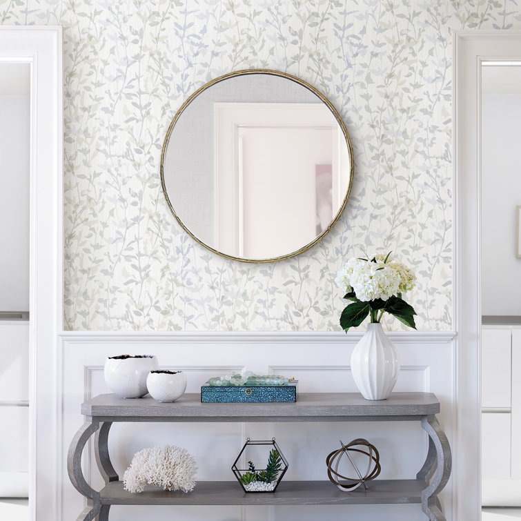 Thea Grey Floral Non-Woven Washable Wallpaper