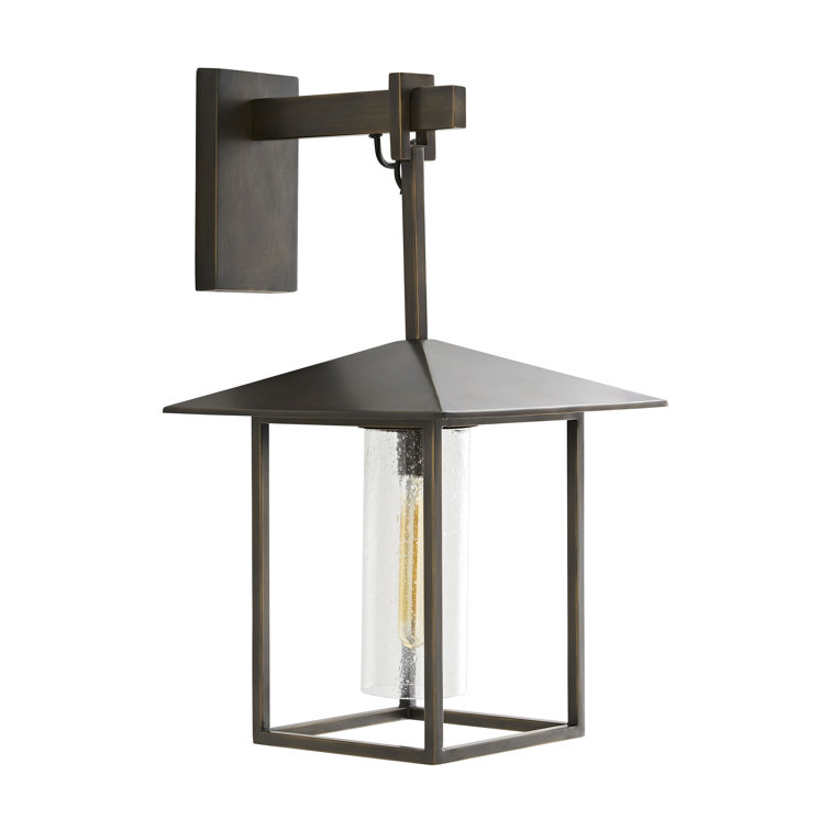 Temple 25'' Bronze Direct Wired Dimmable Sconce