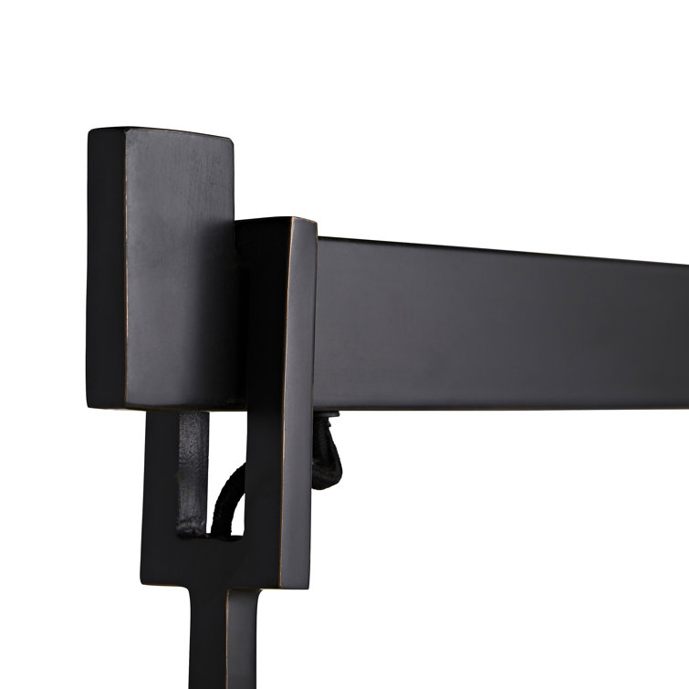 Piloti 76" Arched Faux Marble Base Floor Lamp with Linen Shade