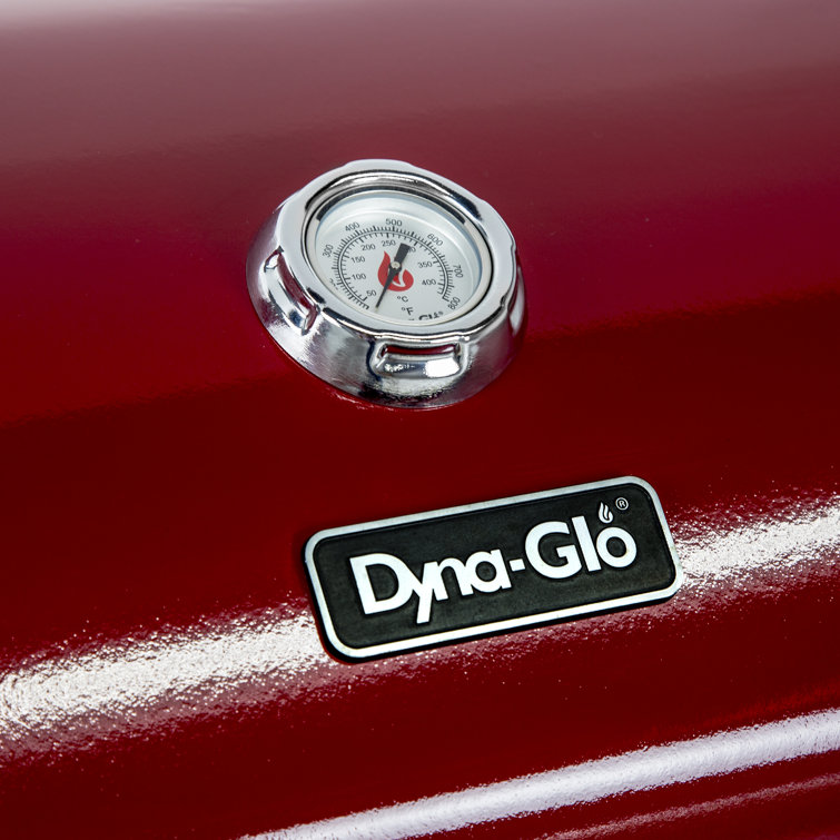 Dyna-Glo Red 3-Burner Propane Gas Grill with Stainless Steel Cabinet