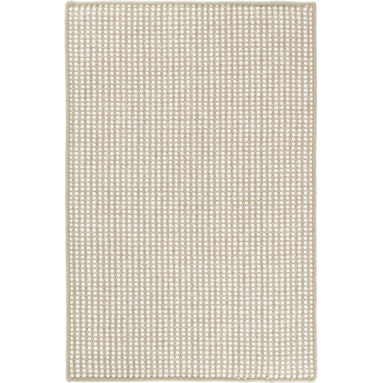 Pixel Wheat Woven Sisal and Wool 2x3 Rug