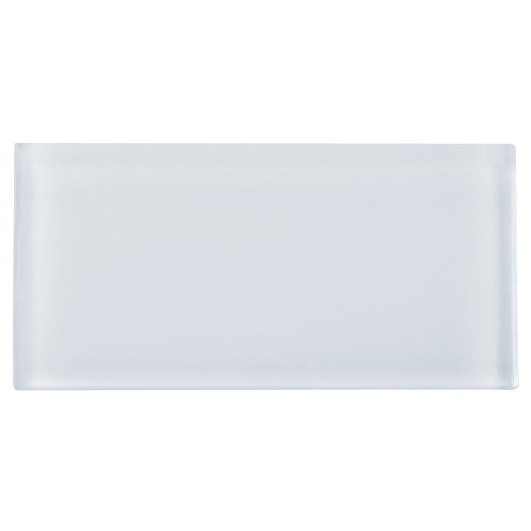 White Glass Mosaic Subway Tile for Kitchen and Bathroom