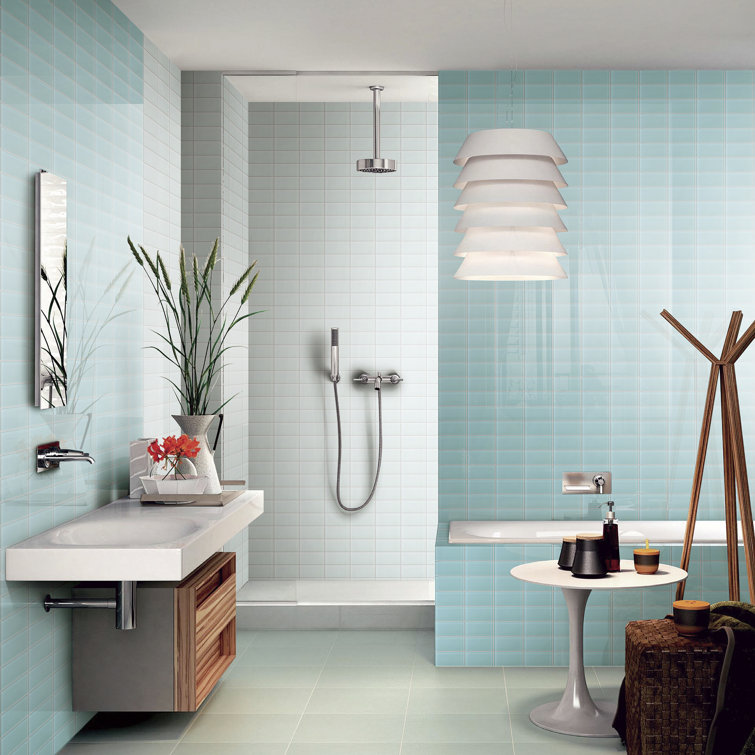 White Glass Mosaic Subway Tile for Kitchen and Bathroom