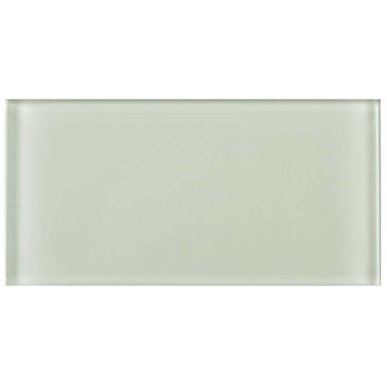 Beige 3'' x 6'' Glass Mosaic Subway Tile for Bathroom and Kitchen