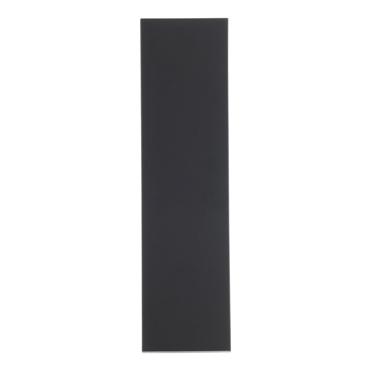 Sleek Black LED Sconce with Clear Diffuser - Dimmable, 11" H