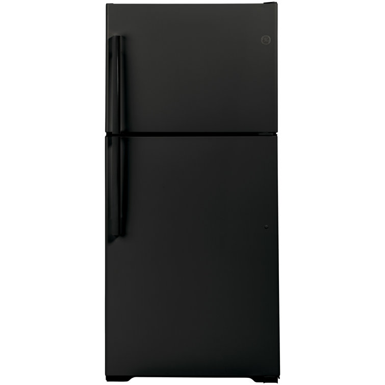 Black 21.9 Cu. Ft. Smart Energy Star Top Freezer Refrigerator
