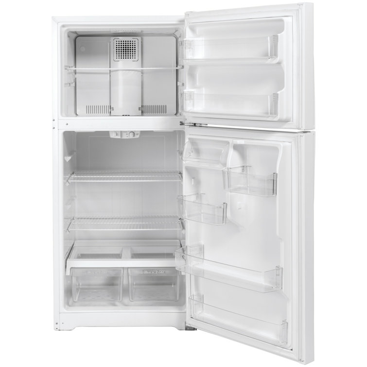 White 19.2 Cu. Ft. Energy Star Top Freezer Refrigerator