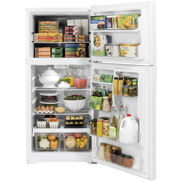 White 19.2 Cu. Ft. Energy Star Top Freezer Refrigerator