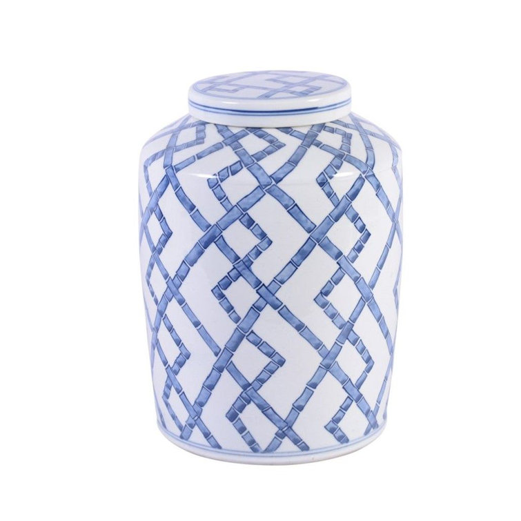 Handmade Blue and White Porcelain China Jar