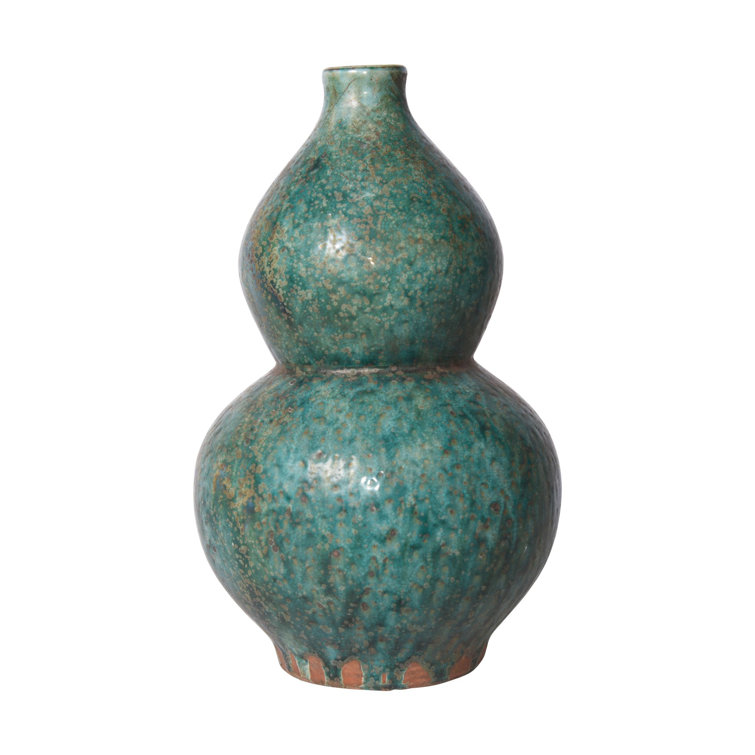 Handmade Green Porcelain Decorative Table Vase
