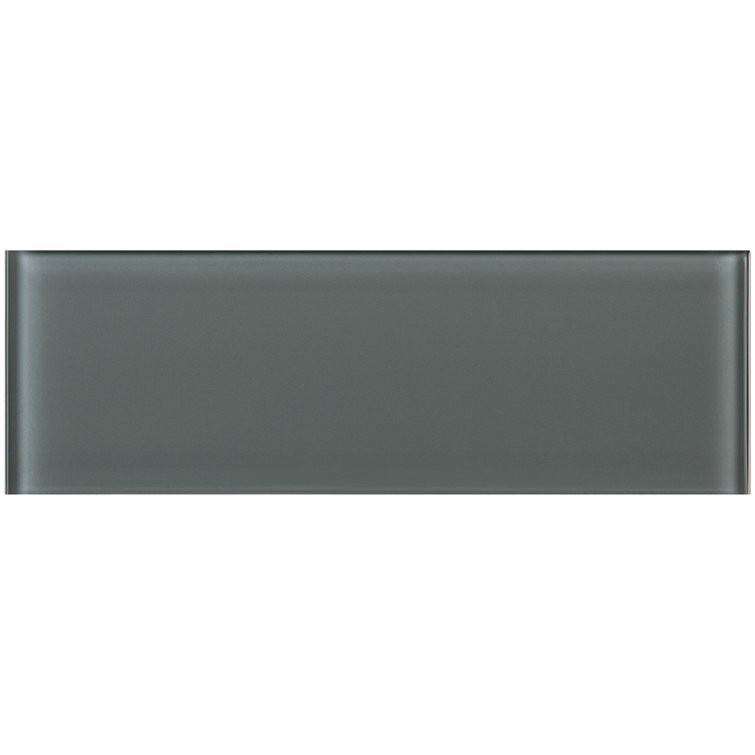 Slate Blue Glass Mosaic Subway Tile for Kitchen and Bathroom