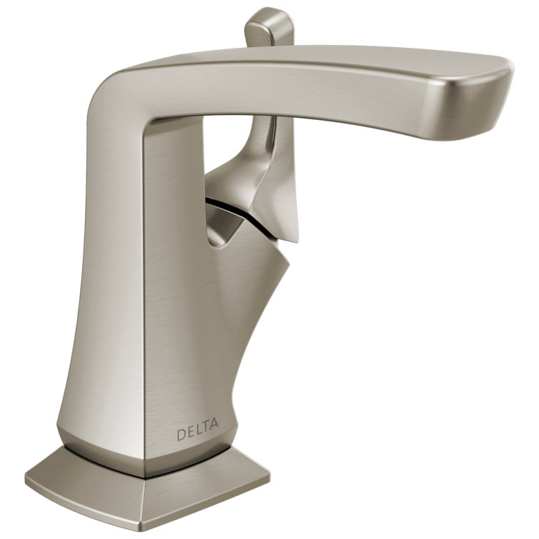 Vesna SpotShield Brushed Nickel Single-Handle Mid-Arc Bathroom Faucet