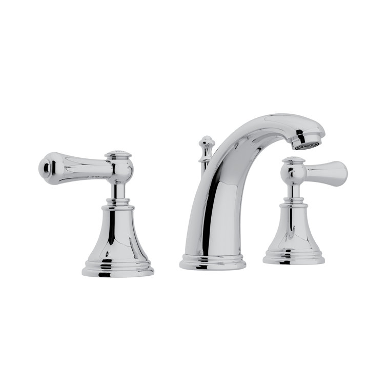 Polished Nickel Traditional Widespread Bathroom Faucet