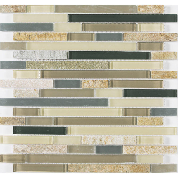 Victory Brick 1" x 3" Glass Mosaic Tile