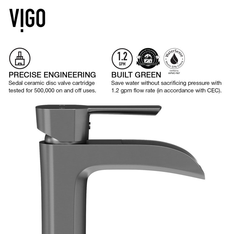 Niko Matte Black Brass Single Handle Vessel Faucet