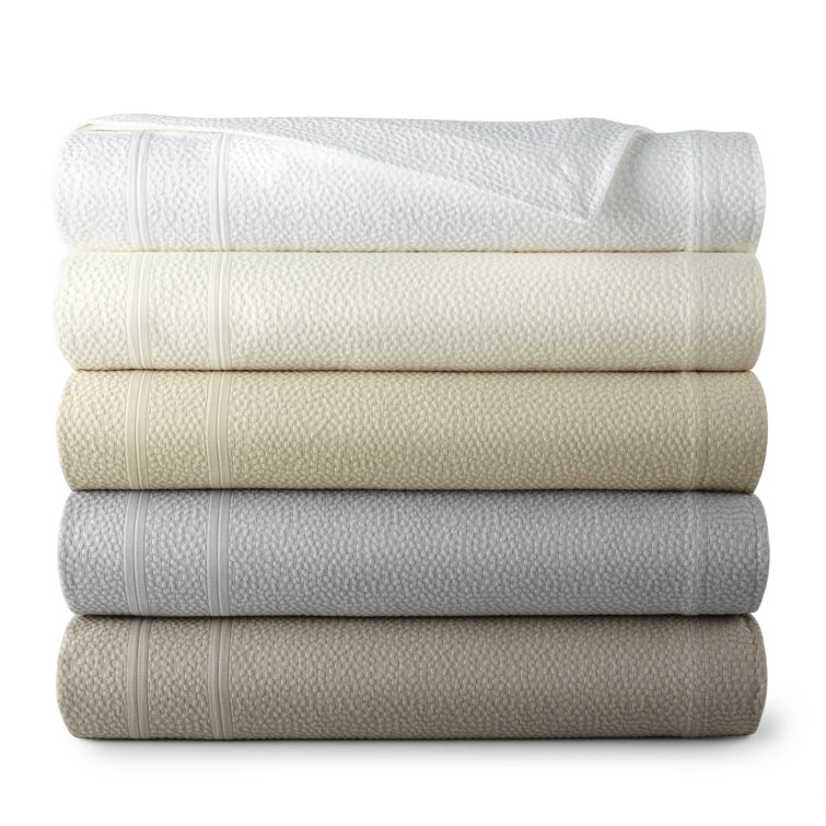 Montauk Twin Gray Contemporary Cotton Summer Coverlet