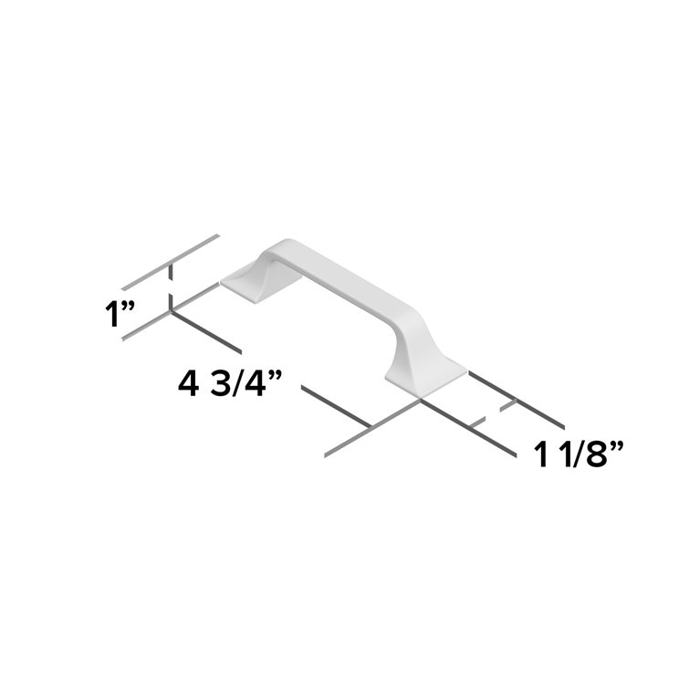 Chrome 3 Inch Modern Farmhouse Cabinet Drawer Pull