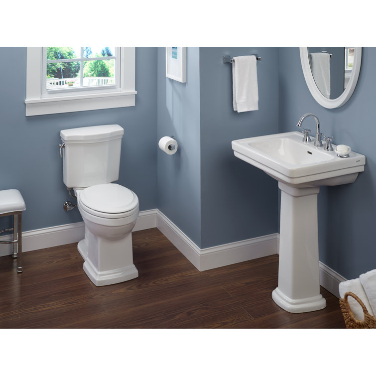 Elegant Vivian Polished Nickel Widespread Bathroom Faucet