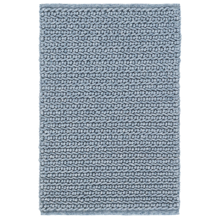 Veranda Denim Blue Synthetic Reversible 8' x 10' Rug
