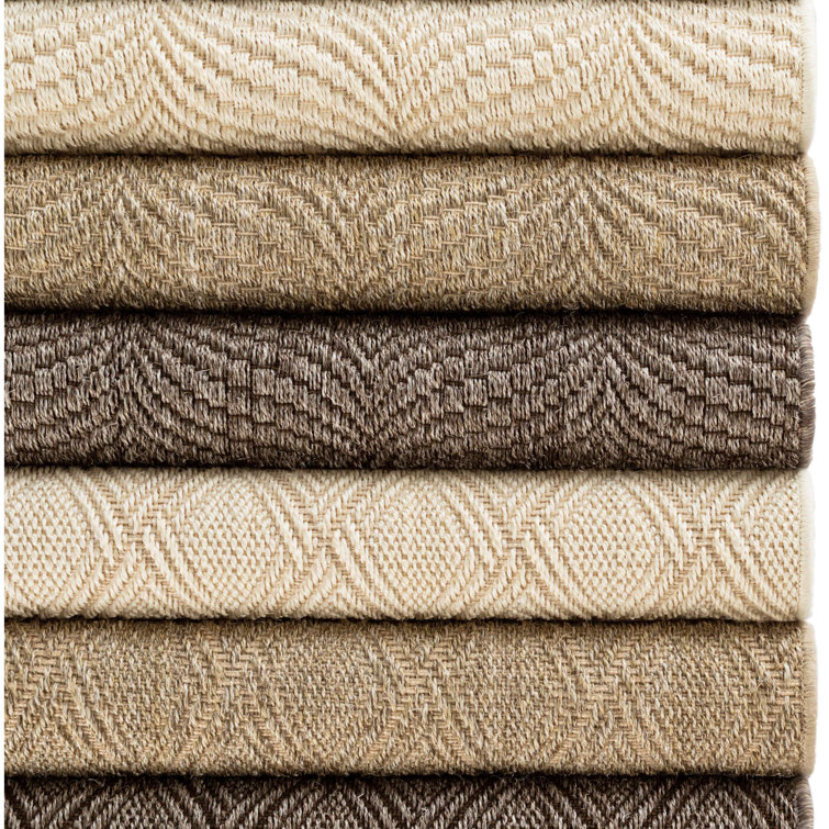 Wave Sand Flat Woven Sisal 2' x 3' Rug