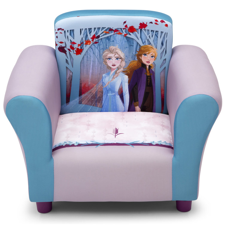 Elsa and Anna's Magical Adventure Polished Wood Children's Chair