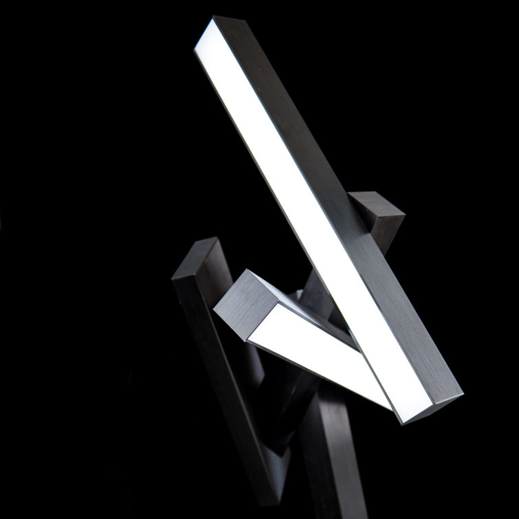 Modern Forms Chaos 4-Light Black Aluminum LED Sconce