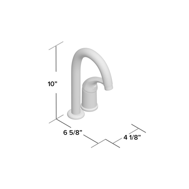 Stainless Steel Single Handle Bar/Prep Faucet with Pull-out Spray