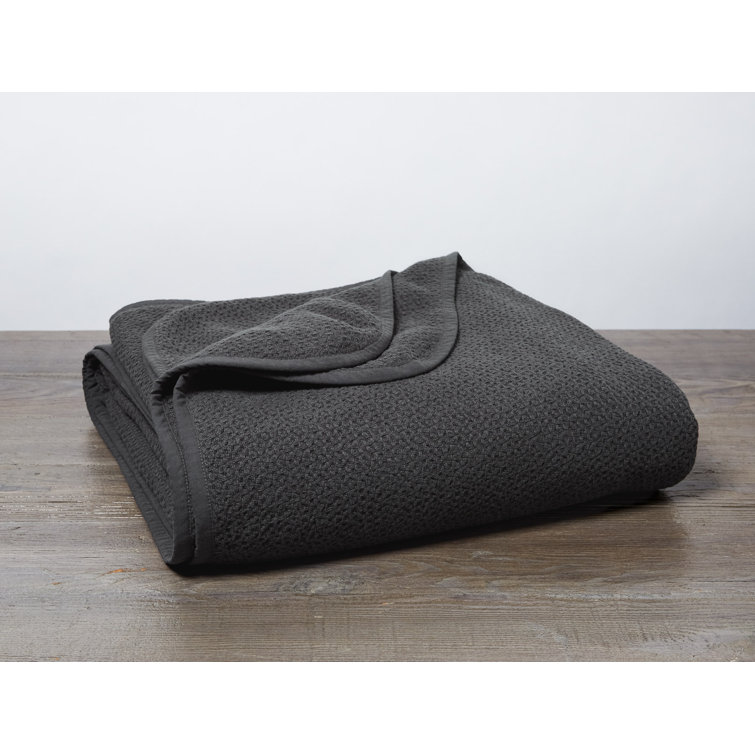 King Size Ginger Organic Cotton Woven Blanket