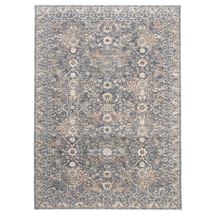 Hand-Knotted Light Blue Cotton Blend 3' x 5' Area Rug