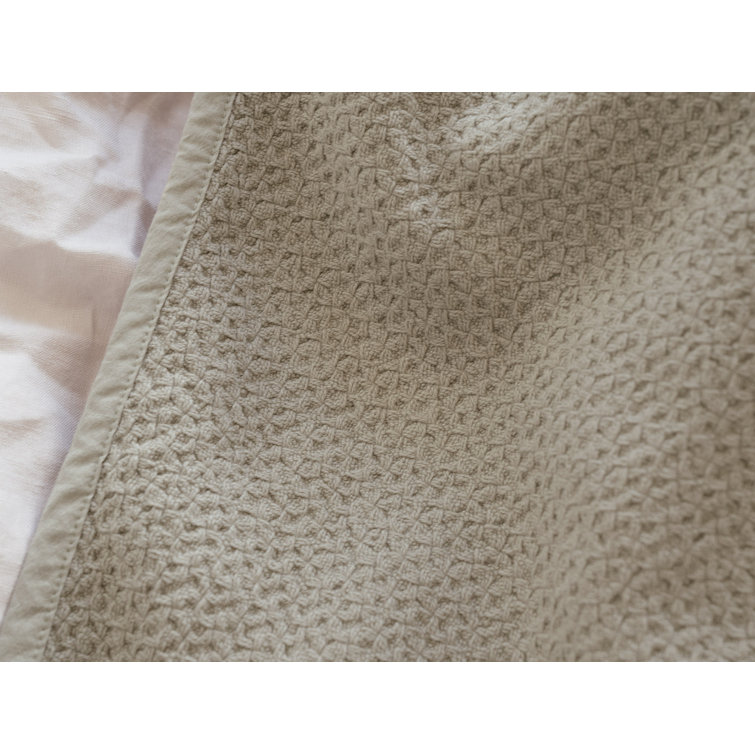 King Size Ginger Organic Cotton Woven Blanket