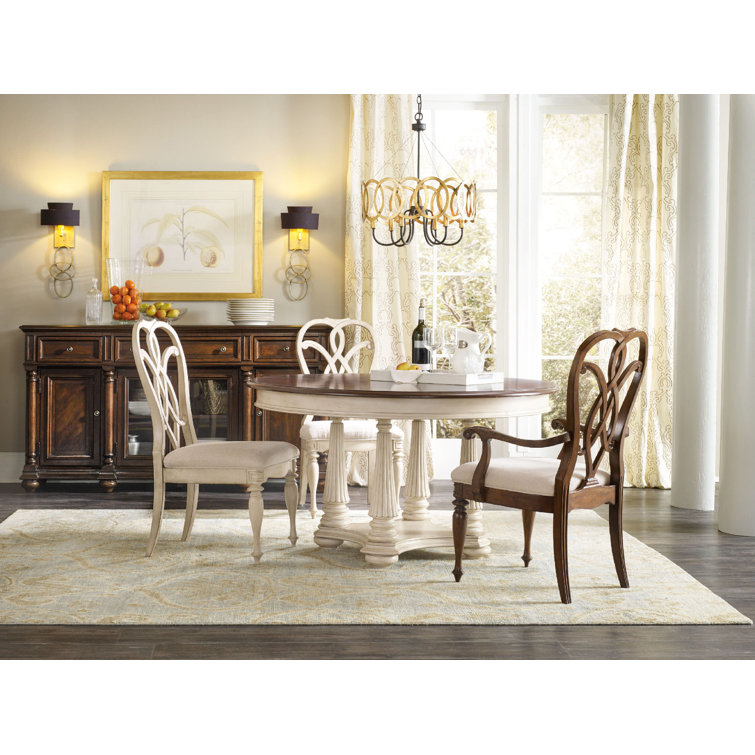 Leesburg Dark Wood Upholstered Arm Chair with Splatback