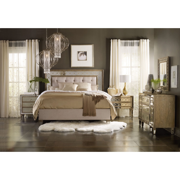 Bombay Brown Traditional Nightstand with Dovetail Drawers