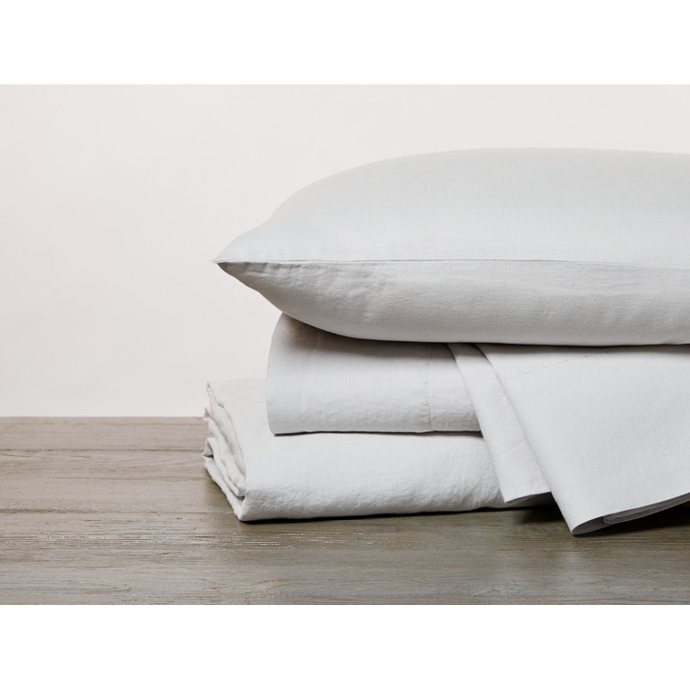 Full Size Fog Organic Cotton Percale Sheet Set