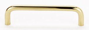 Polished Brass Traditional D Handle Cabinet Pull