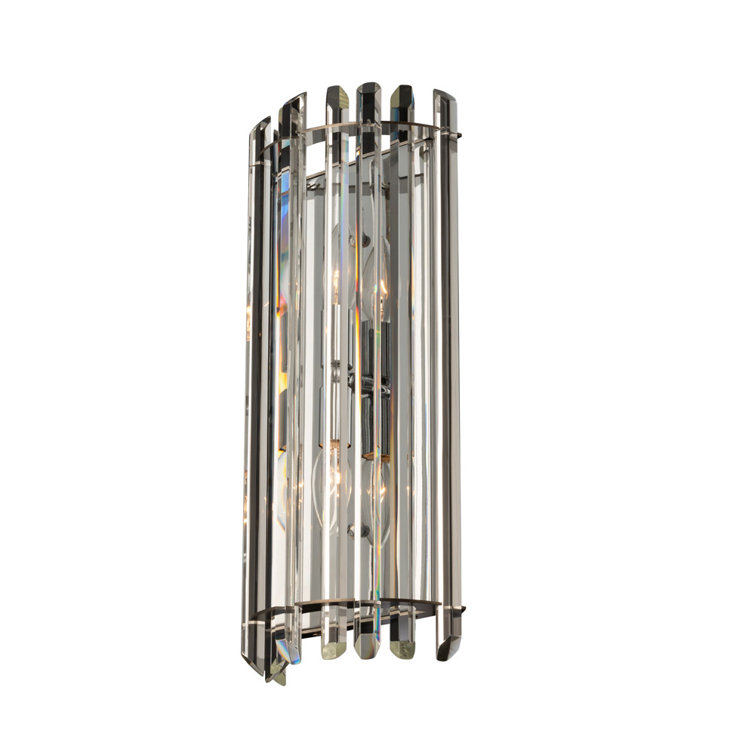 Polished Chrome Dimmable 18" Direct Wired Sconce