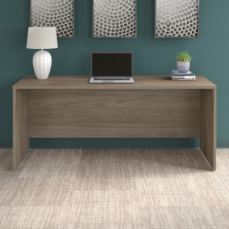 Modern Hickory 71'' Wood Executive Credenza Desk