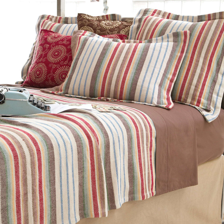 Ranch King-Size Reversible Cotton Woven Blanket