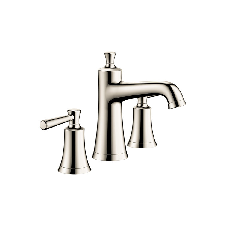 Joleena Polished Nickel 2-Handle Low-Arc Bathroom Faucet