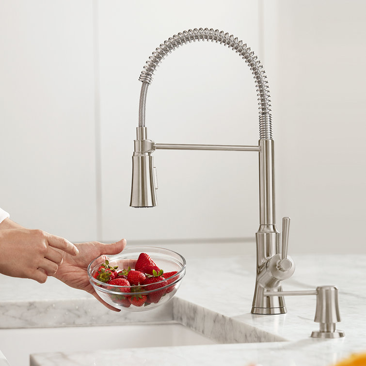 Stainless Steel Optic Kitchen Sink Soap Dispenser