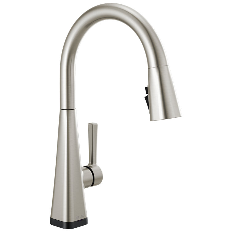 SpotShield Stainless Touch Control Kitchen Faucet with Pull-Down Sprayer