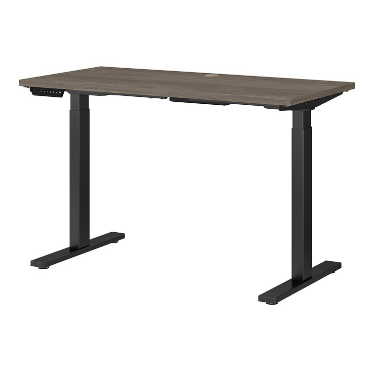 Elevate 72'' White/Black Electric Height Adjustable Standing Desk
