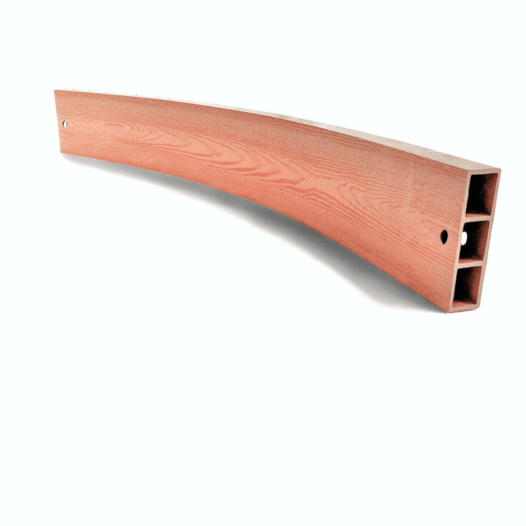 Classic Sienna Composite Raised Garden Bed with Curved Design