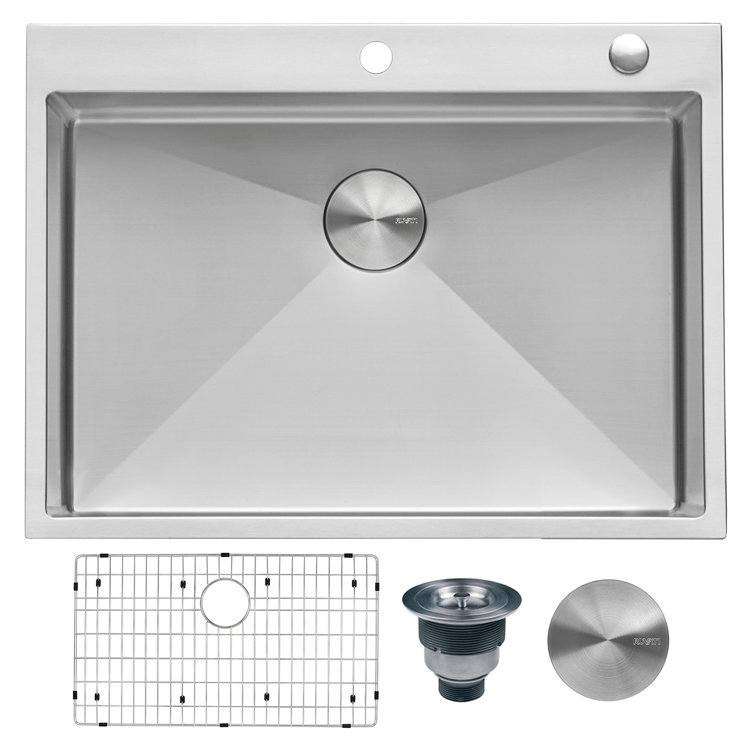 Ruvati 30 x 22 Inch Stainless Steel Single Bowl Kitchen Sink