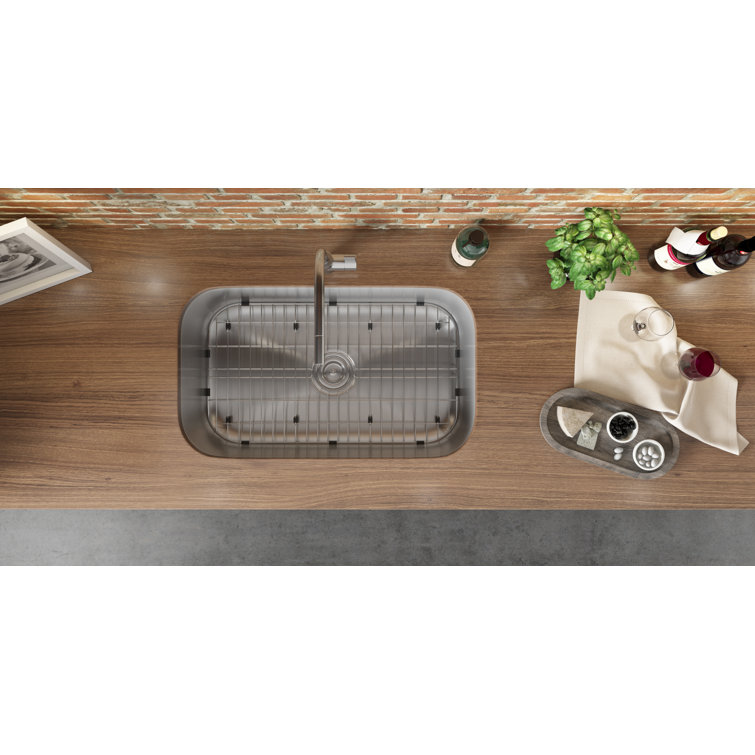 Ruvati 35-inch Drop-in Stainless Steel Single Bowl Kitchen Sink