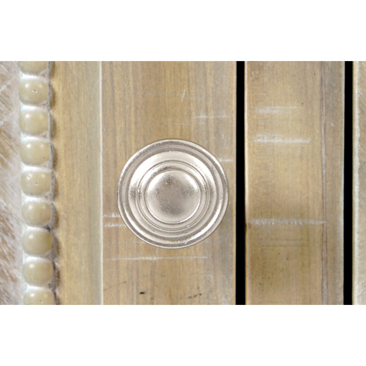 Fairview Transitional 54'' Distressed Acacia Chevron Sideboard