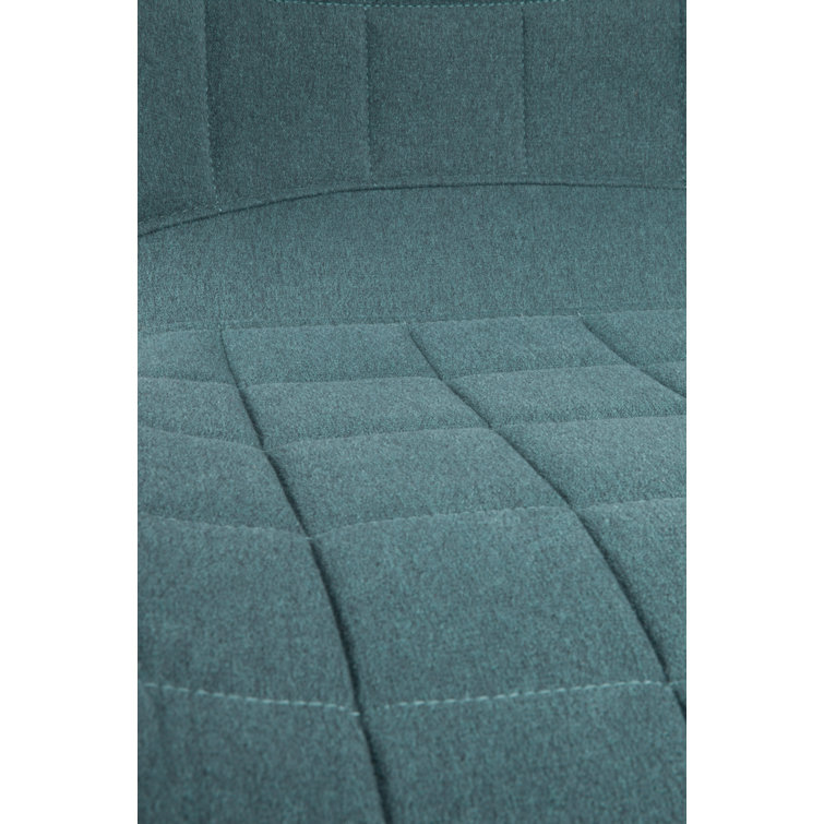 OMG Blue Fabric Task Chair with Swivel Base and Adjustable Height