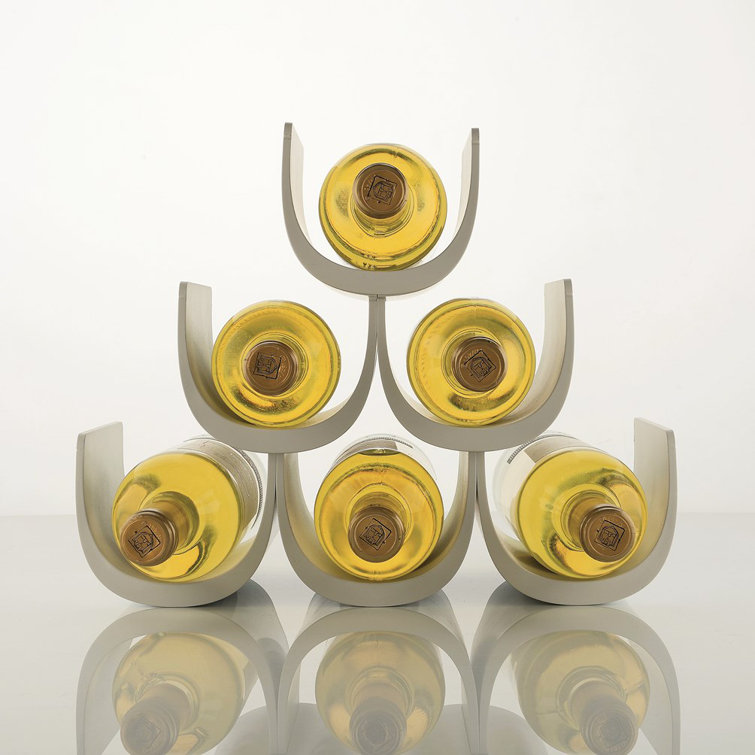 White Modular Thermoplastic Resin Bottle Holder