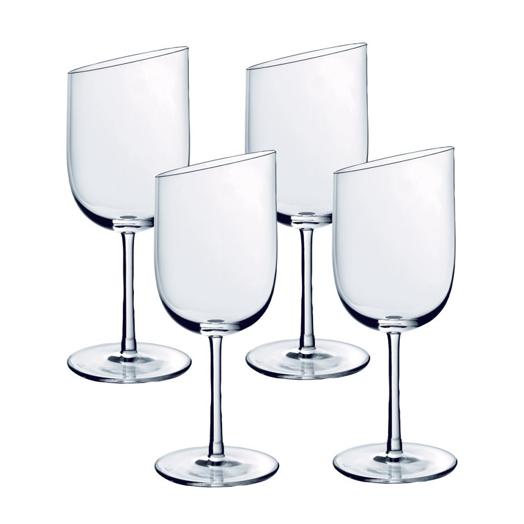 Villeroy & Boch NewMoon Asymmetrical Crystal Red Wine Glass Set
