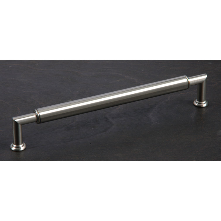 Satin Nickel 8" Modern Industrial Bar Pull